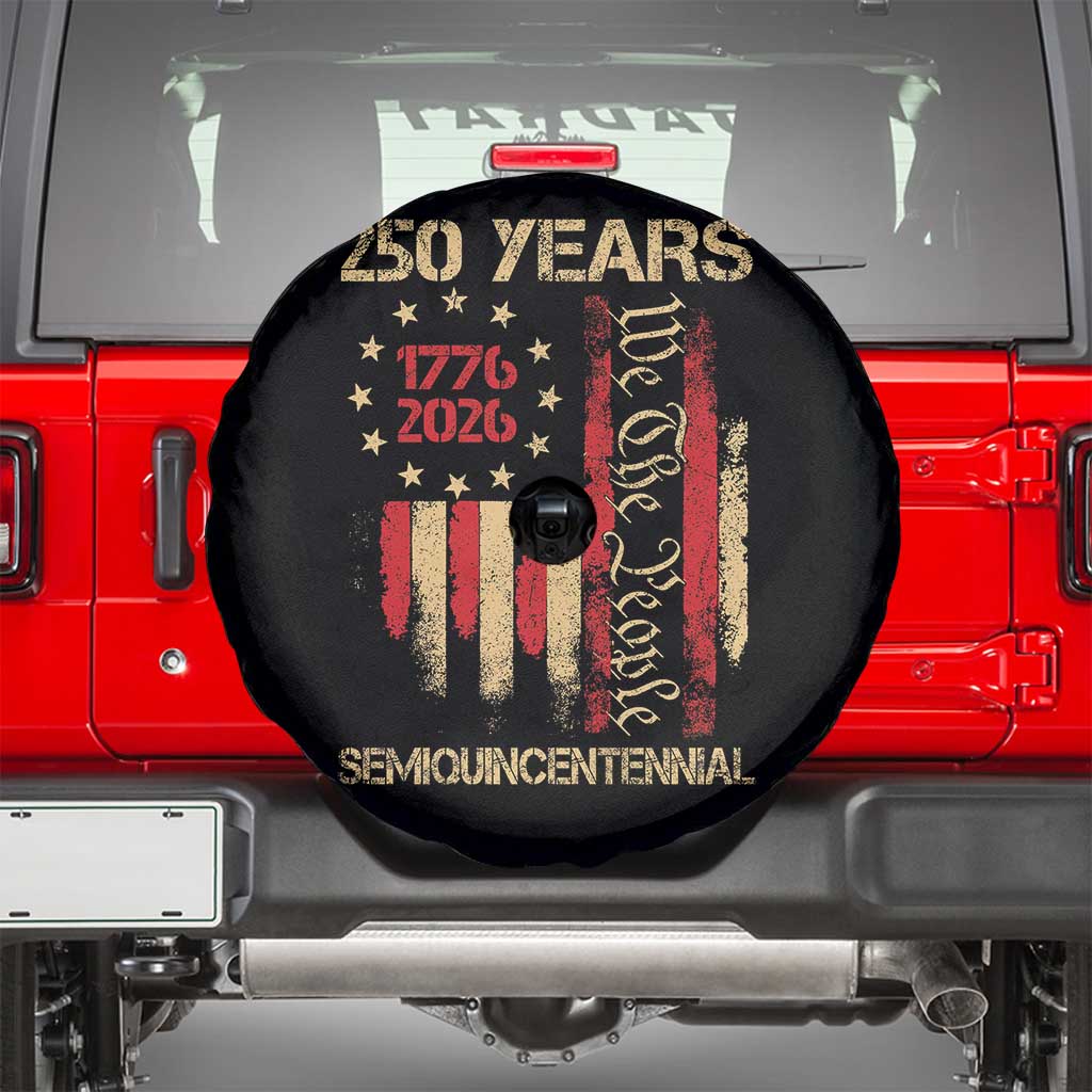 250 Years Semiquincentennial Spare Tire Cover 250th America Anniversary Independence Day TS11 Black Print Your Wear
