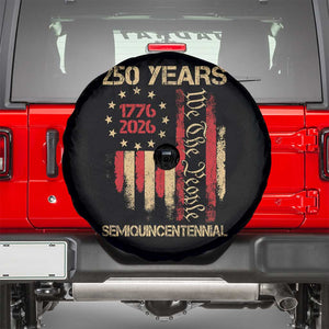 250 Years Semiquincentennial Spare Tire Cover 250th America Anniversary Independence Day TS11 Black Print Your Wear