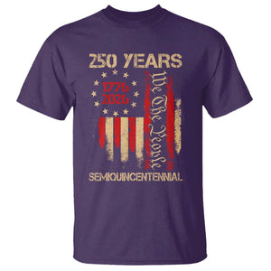 250 Years Semiquincentennial T Shirt 250th America Anniversary Independence Day TS11 Purple Print Your Wear