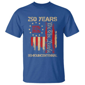 250 Years Semiquincentennial T Shirt 250th America Anniversary Independence Day TS11 Royal Blue Print Your Wear