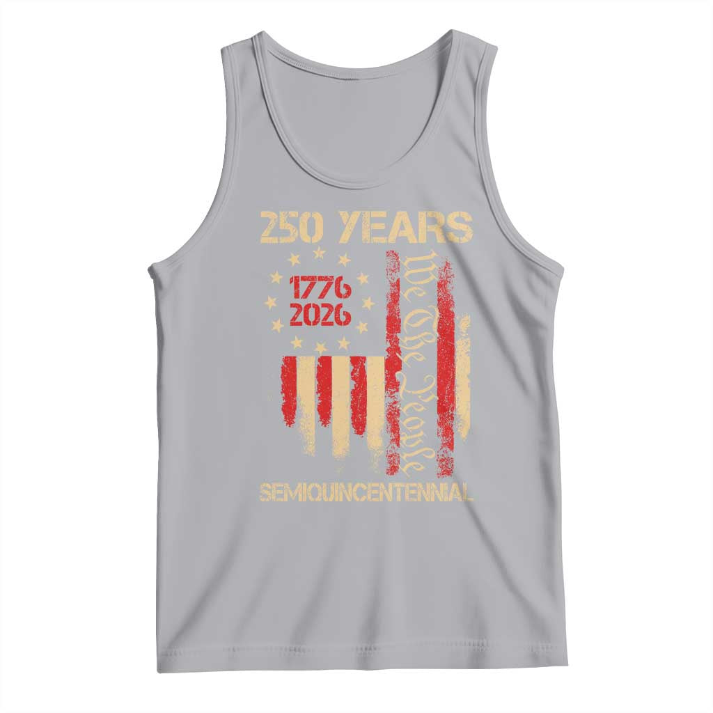 250 Years Semiquincentennial Tank Top 250th America Anniversary Independence Day TS11 Athletic Heather Print Your Wear