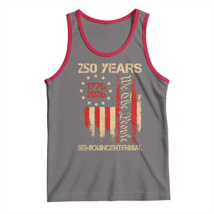 250 Years Semiquincentennial Tank Top 250th America Anniversary Independence Day TS11 Deep Heather Red Print Your Wear