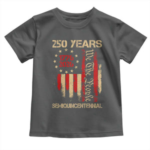 250 Years Semiquincentennial Toddler T Shirt 250th America Anniversary Independence Day TS11 Dark Heather Print Your Wear
