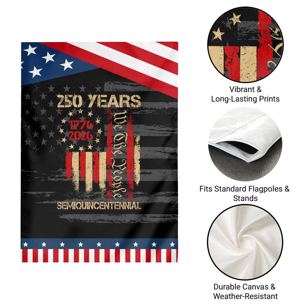 250 Years Semiquincentennial Garden Flag 250th America Anniversary Independence Day TS11 Print Your Wear