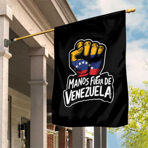 Manos Fuera De Venezuela Garden Flag Venezuelan Flag TS11 Print Your Wear