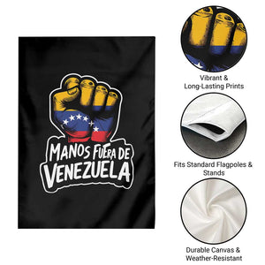 Manos Fuera De Venezuela Garden Flag Venezuelan Flag TS11 Print Your Wear