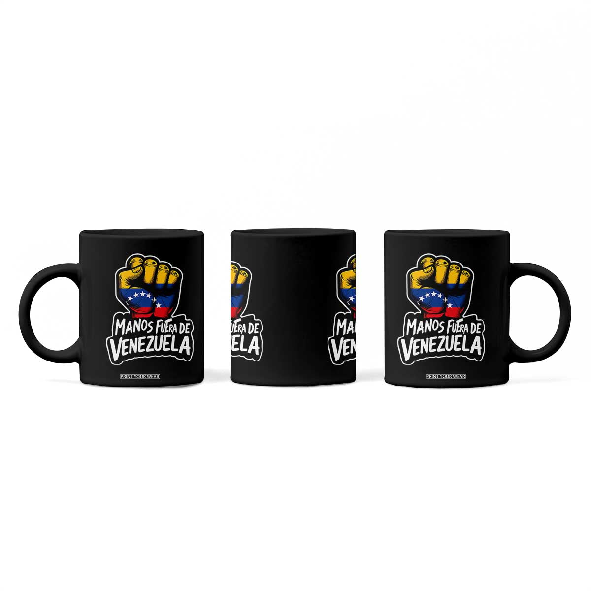 Manos Fuera De Venezuela Coffee Mug Venezuelan Flag TS11 Print Your Wear