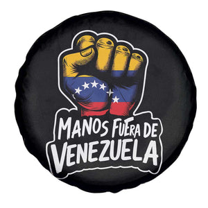 Manos Fuera De Venezuela Spare Tire Cover Venezuelan Flag TS11 Print Your Wear