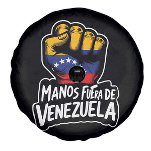 Manos Fuera De Venezuela Spare Tire Cover Venezuelan Flag TS11 Print Your Wear