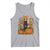 Halloween Vintage Patchwork Ghost Holding Black Cat Groovy Floral Tank Top TS11 Athletic Heather Print Your Wear