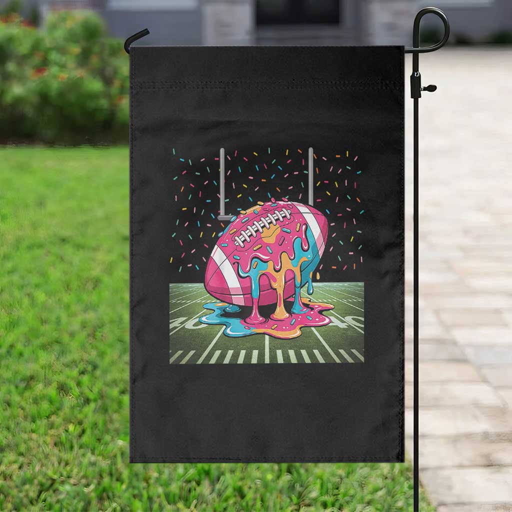 American Football Sprinkles Ice Cream Drip Field Goal Garden Flag TS11 Print Your Wear
