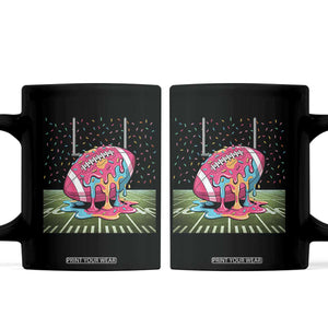 American Football Sprinkles Ice Cream Drip Field Goal Coffee Mug - Print Your Wear