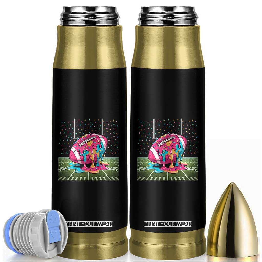 American Football Sprinkles Ice Cream Drip Field Goal Bullet Tumbler - Print Your Wear