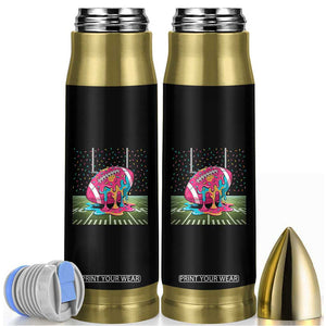 American Football Sprinkles Ice Cream Drip Field Goal Bullet Tumbler - Print Your Wear