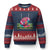 American Football Sprinkles Ice Cream Drip Field Goal Ugly Christmas Sweater - Print Your Wear