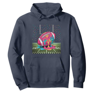 American Football Sprinkles Ice Cream Drip Field Goal Hoodie TS11 Navy Print Your Wear