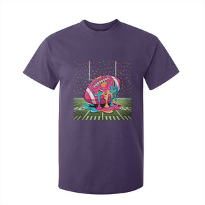 American Football Sprinkles Ice Cream Drip Field Goal T Shirt For Kid TS11 Purple Print Your Wear