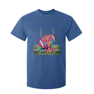 American Football Sprinkles Ice Cream Drip Field Goal T Shirt For Kid - Print Your Wear