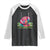 American Football Sprinkles Ice Cream Drip Field Goal Raglan Shirt - Print Your Wear