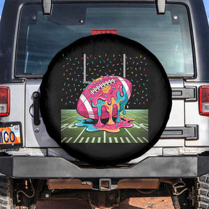 American Football Sprinkles Ice Cream Drip Field Goal Spare Tire Cover - Print Your Wear