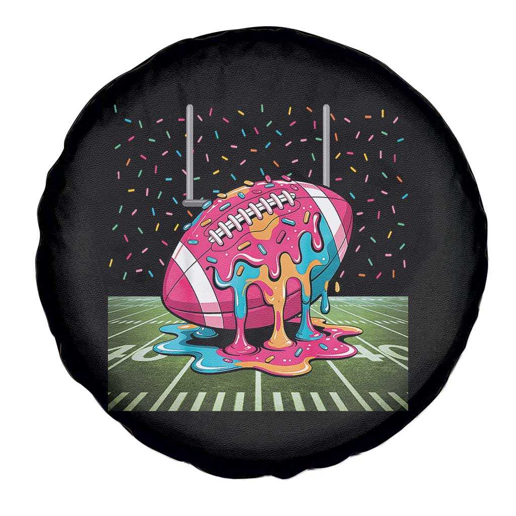 American Football Sprinkles Ice Cream Drip Field Goal Spare Tire Cover TS11 Print Your Wear