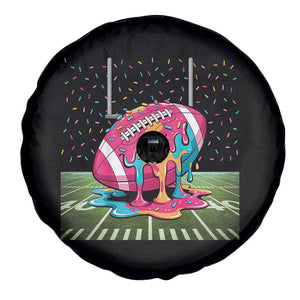 American Football Sprinkles Ice Cream Drip Field Goal Spare Tire Cover - Print Your Wear