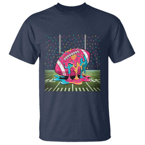American Football Sprinkles Ice Cream Drip Field Goal T Shirt TS11 Navy Print Your Wear