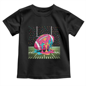 American Football Sprinkles Ice Cream Drip Field Goal Toddler T Shirt - Print Your Wear