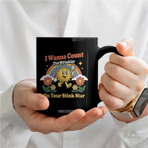 Funny I Wanna Count The Wrinkles On Your Stink Star Coffee Mug Adult Humor TS11 Print Your Wear