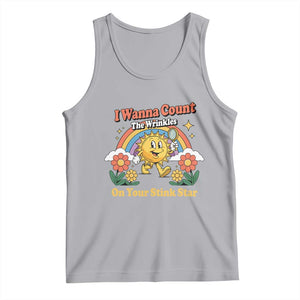 Funny I Wanna Count The Wrinkles On Your Stink Star Tank Top Adult Humor TS11 Athletic Heather Print Your Wear