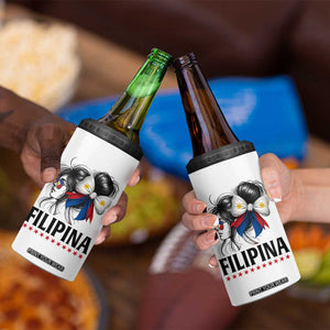 Filipina Girl Philippines Flag Proud Pinay 4 in 1 Can Cooler Tumbler TS11 Print Your Wear
