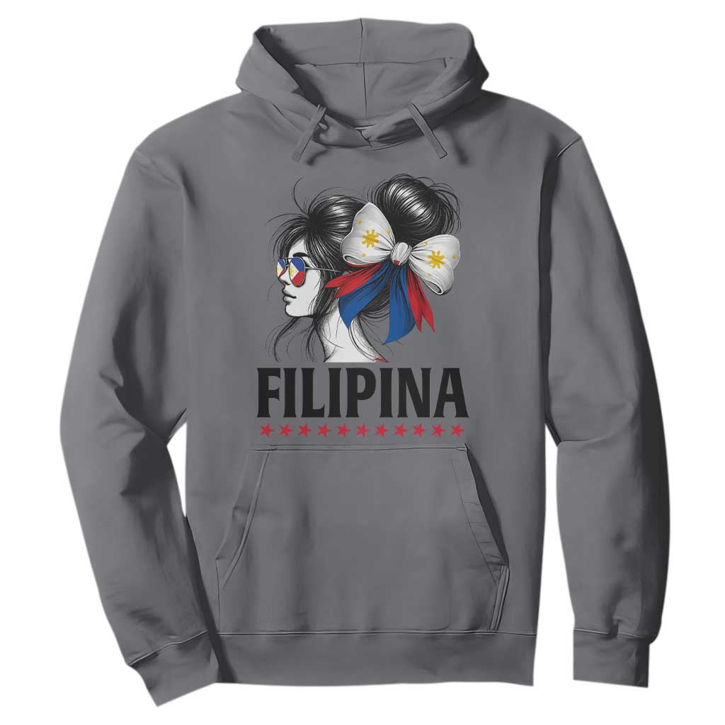 Filipina Girl Philippines Flag Proud Pinay Hoodie TS11 Charcoal Print Your Wear