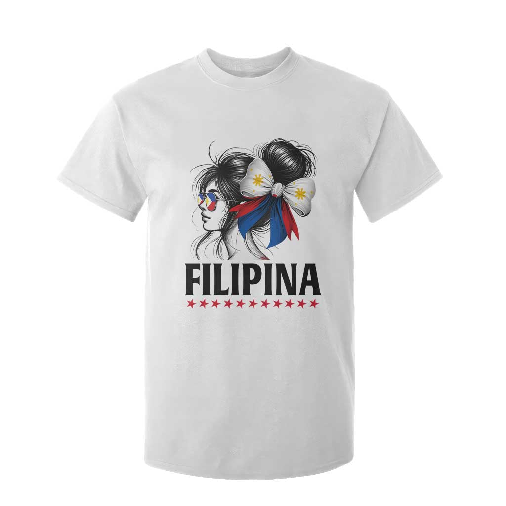 Filipina Girl Philippines Flag Proud Pinay T Shirt For Kid TS11 White Print Your Wear