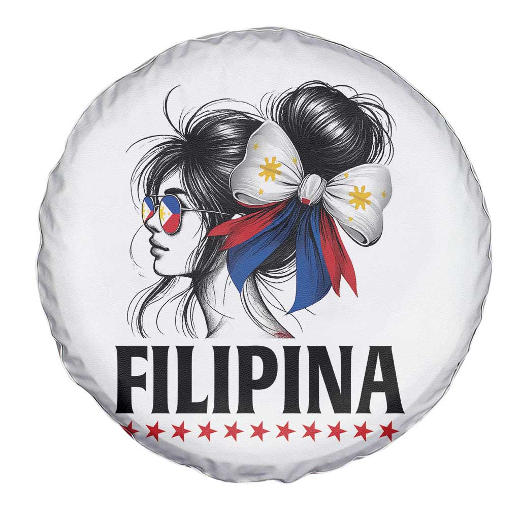Filipina Girl Philippines Flag Proud Pinay Spare Tire Cover TS11 Print Your Wear