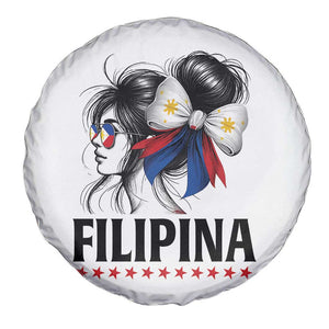 Filipina Girl Philippines Flag Proud Pinay Spare Tire Cover TS11 Print Your Wear
