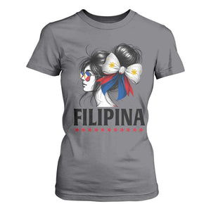 Filipina Girl Philippines Flag Proud Pinay T Shirt For Women TS11 Charcoal Print Your Wear