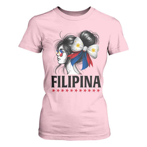 Filipina Girl Philippines Flag Proud Pinay T Shirt For Women TS11 Light Pink Print Your Wear