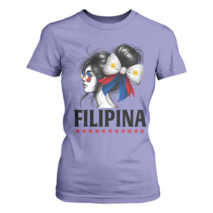 Filipina Girl Philippines Flag Proud Pinay T Shirt For Women TS11 Violet Print Your Wear