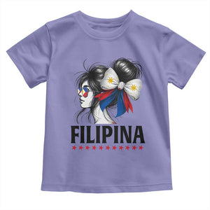 Filipina Girl Philippines Flag Proud Pinay Toddler T Shirt TS11 Violet Print Your Wear