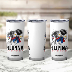 Filipina Girl Philippines Flag Proud Pinay Tumbler Cup TS11 Print Your Wear