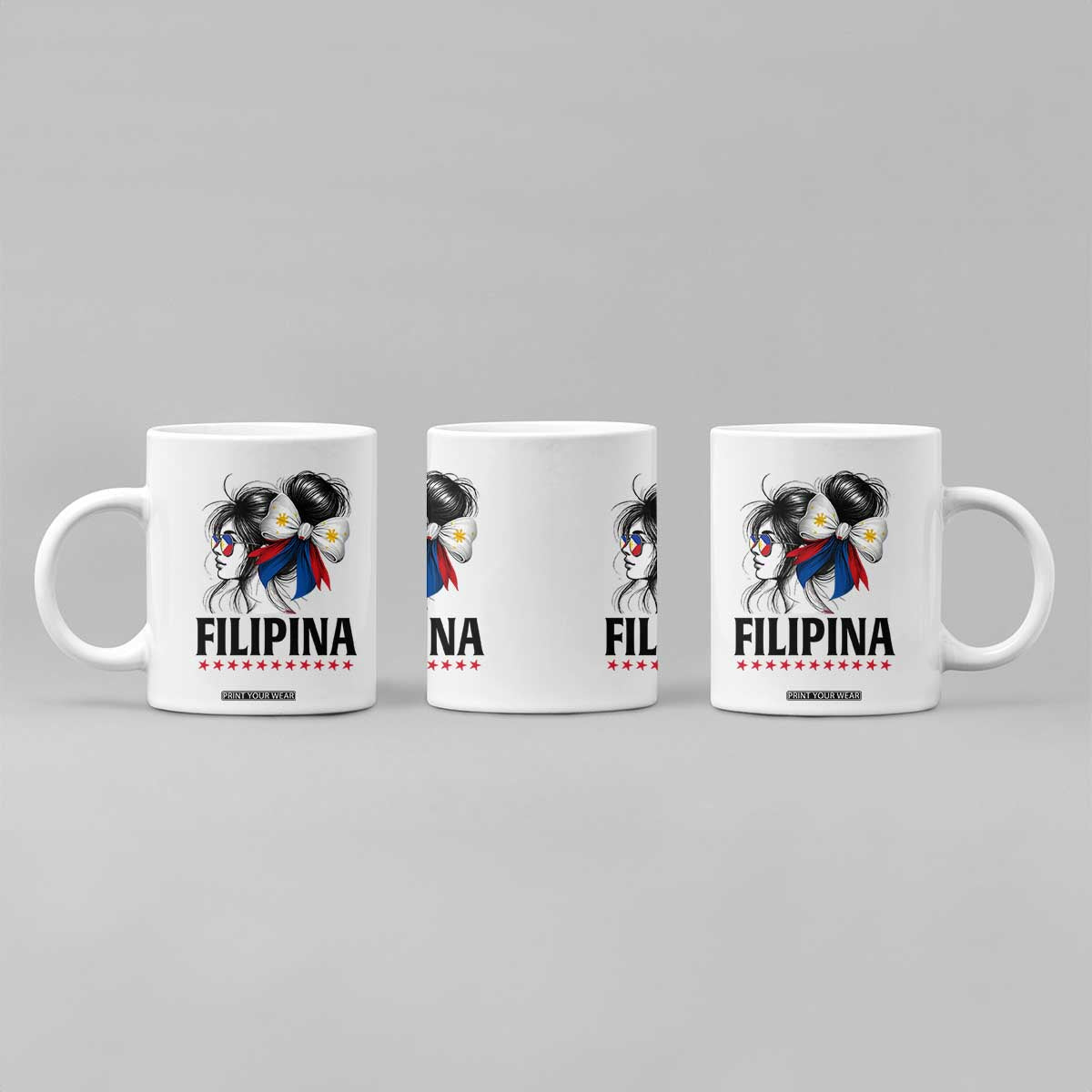 Filipina Girl Philippines Flag Proud Pinay Coffee Mug TS11 Print Your Wear