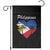 Filipino Pride Garden Flag Pinoy Vintage Philippines Flag Heart TS11 Black Print Your Wear