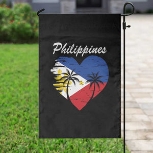 Filipino Pride Garden Flag Pinoy Vintage Philippines Flag Heart TS11 Print Your Wear