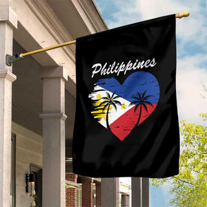 Filipino Pride Garden Flag Pinoy Vintage Philippines Flag Heart TS11 Print Your Wear