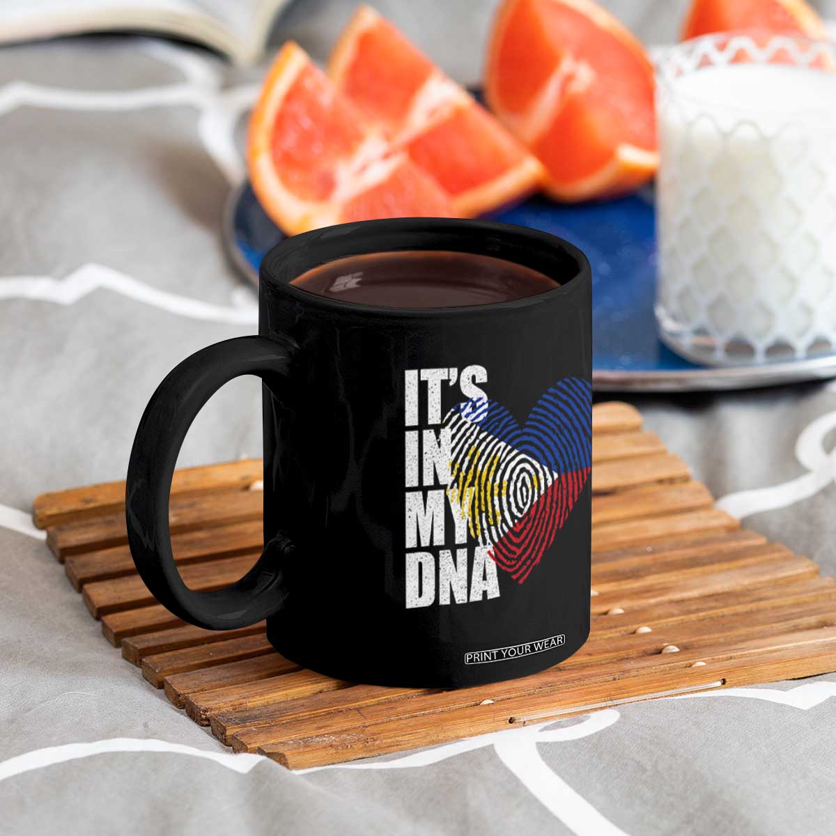 Filipino Pride Coffee Mug Its In My DNA Patriotic Philippines Flag TS11 Print Your Wear
