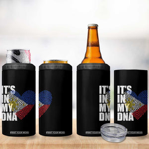 Filipino Pride 4 in 1 Can Cooler Tumbler Its In My DNA Patriotic Philippines Flag TS11 Print Your Wear