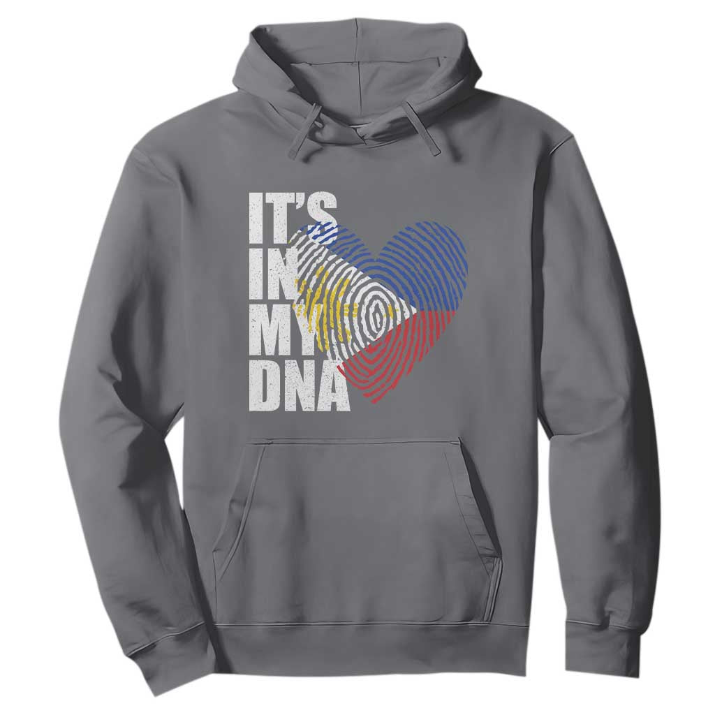 Filipino Pride Hoodie Its In My DNA Patriotic Philippines Flag TS11 Charcoal Print Your Wear