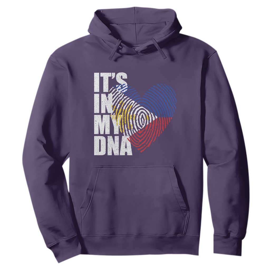 Filipino Pride Hoodie Its In My DNA Patriotic Philippines Flag TS11 Purple Print Your Wear
