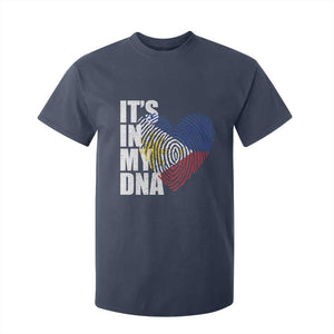 Filipino Pride T Shirt For Kid Its In My DNA Patriotic Philippines Flag TS11 Navy Print Your Wear