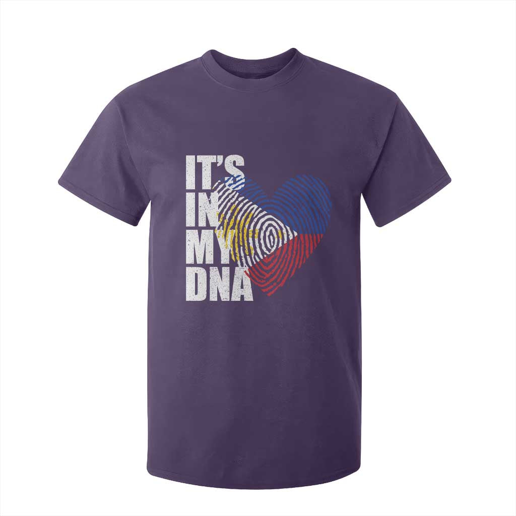 Filipino Pride T Shirt For Kid Its In My DNA Patriotic Philippines Flag TS11 Purple Print Your Wear